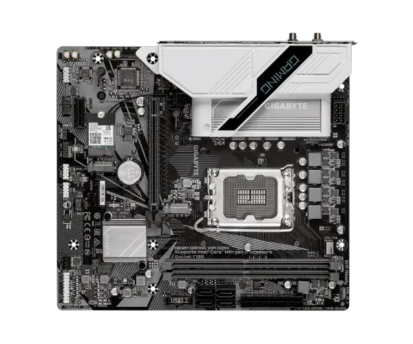 לוח אם לגיימינג תומך אינטל GIGABYTE H610M GAMING WIFI DDR4 2XDP HDMI BT LGA1700 תמונה 4
