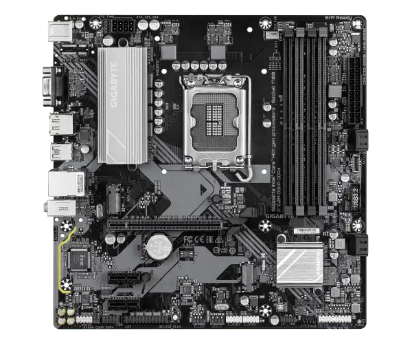 לוח אם תואם אינטל GIGABYTE B760M D3HP DDR4 mATX DP HDMI VGA LGA1700 תמונה 2