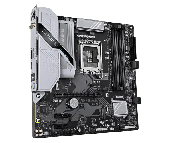 לוח אם GIGABYTE B760M GAMING PLUS WIFI DDR4 mATX LGA 1700 1GbE תמונה 3