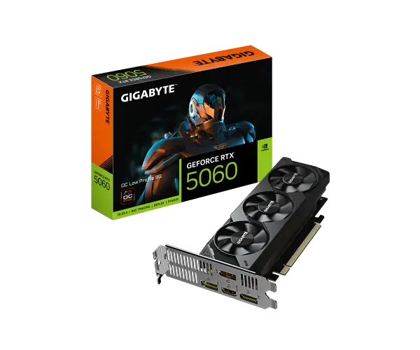 כרטיס מסך Gigabyte GeForce RTX 5060 OC Low Profile 8GB