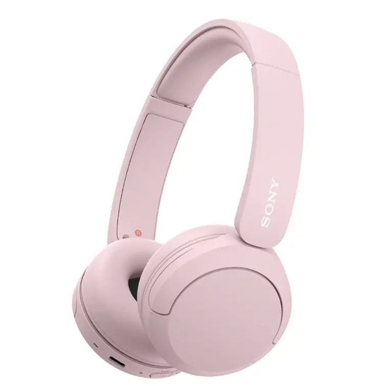 אוזניות קשת אלחוטיות Sony WH-CH520P Bluetooth On-Ear ורוד