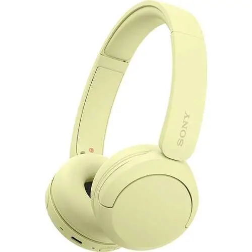 אוזניות קשת אלחוטיות Sony WH-CH520Y Bluetooth On-Ear צהוב
