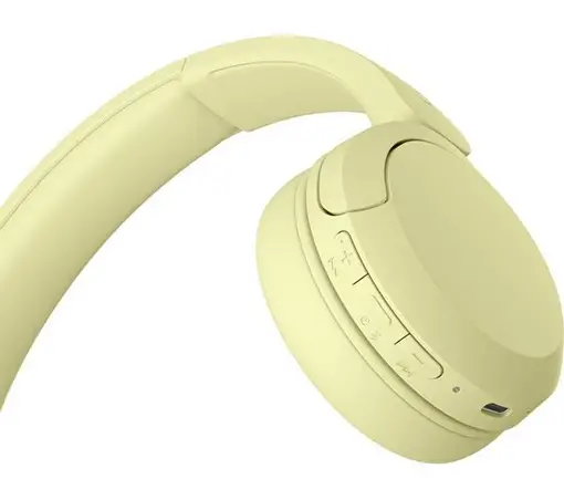 אוזניות קשת אלחוטיות Sony WH-CH520Y Bluetooth On-Ear צהוב תמונה 3