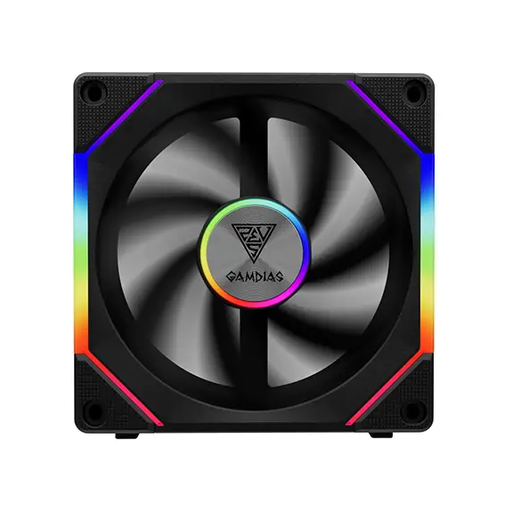 סט 3 מאווררים למארז GAMDIAS AEOLUS P2-1203 ARGB תמונה 2