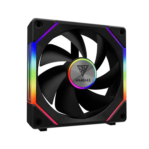 סט 3 מאווררים למארז GAMDIAS AEOLUS P2-1203 ARGB תמונה 3