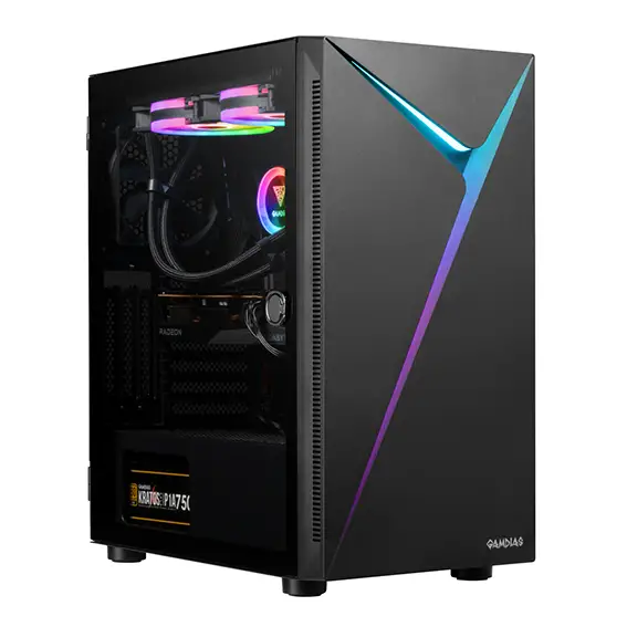 מארז מחשב GAMDIAS ARGUS E4 ELITE שחור תמונה 2