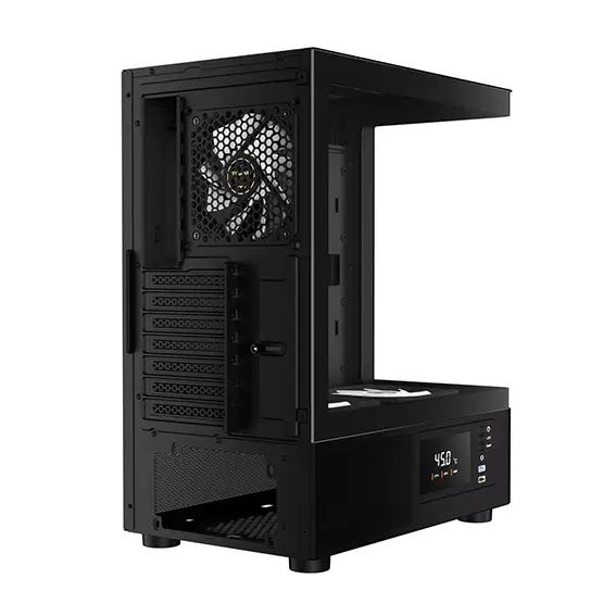 מארז מחשב אקווריום GAMDIAS ATLAS E2 CG שחור תמונה 4