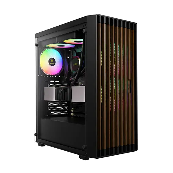מארז מחשב אקווריום GAMDIAS AURA GC4 ELITE ARGB שחור תמונה 3