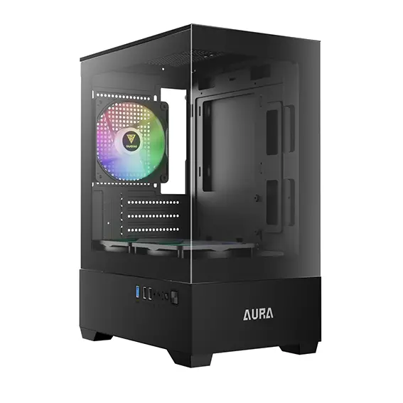 מארז מחשב GAMDIAS AURA GC9M ARGB שחור