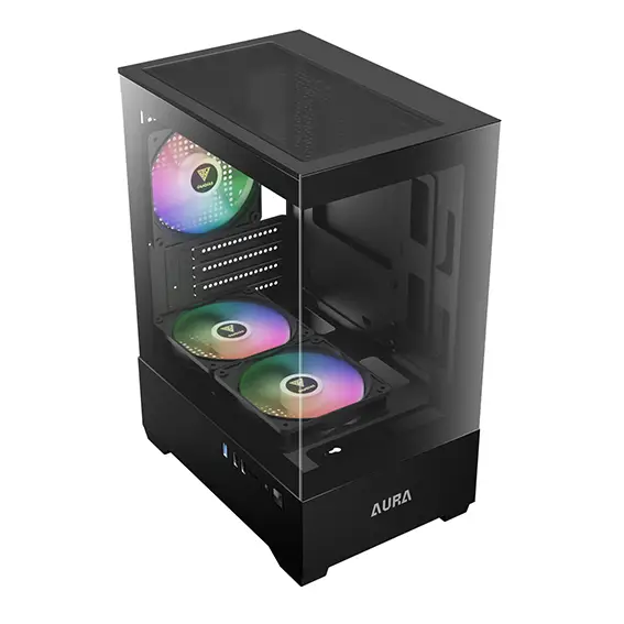 מארז מחשב GAMDIAS AURA GC9M ARGB שחור תמונה 2