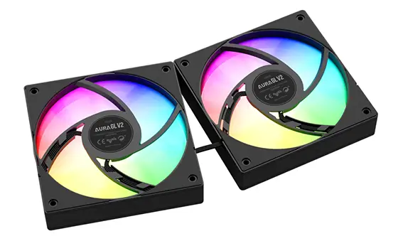 קירור נוזלי למעבד GAMDIAS AURA GL240 V2 שחור תמונה 3
