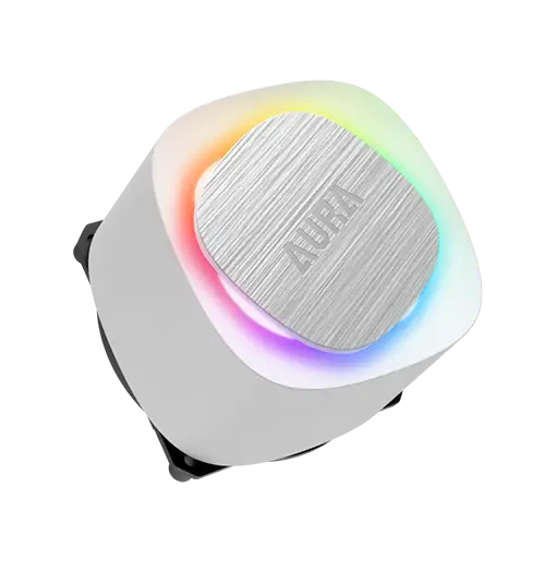 קירור נוזלי למעבד GAMDIAS AURA GL240 V2 WH לבן תמונה 3