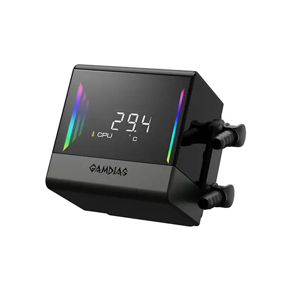 קירור נוזלי למעבד GAMDIAS CHIONE E4-240 שחור תמונה 3