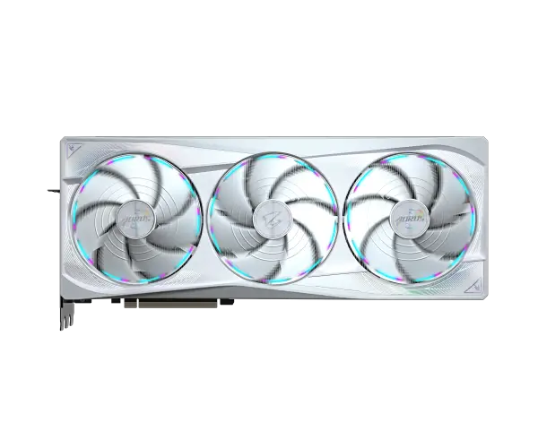 כרטיס מסך AORUS GeForce RTX 5090 MASTER ICE 32G לבן תמונה 2