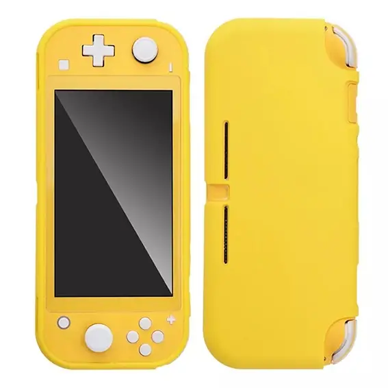 כיסוי מגן דק Nintendo Switch Lite סיליקון צהוב