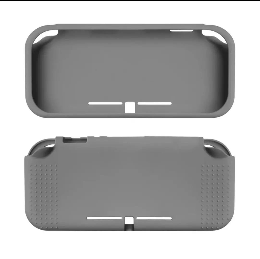 כיסוי מגן דק Nintendo Switch Lite סיליקון אפור תמונה 2