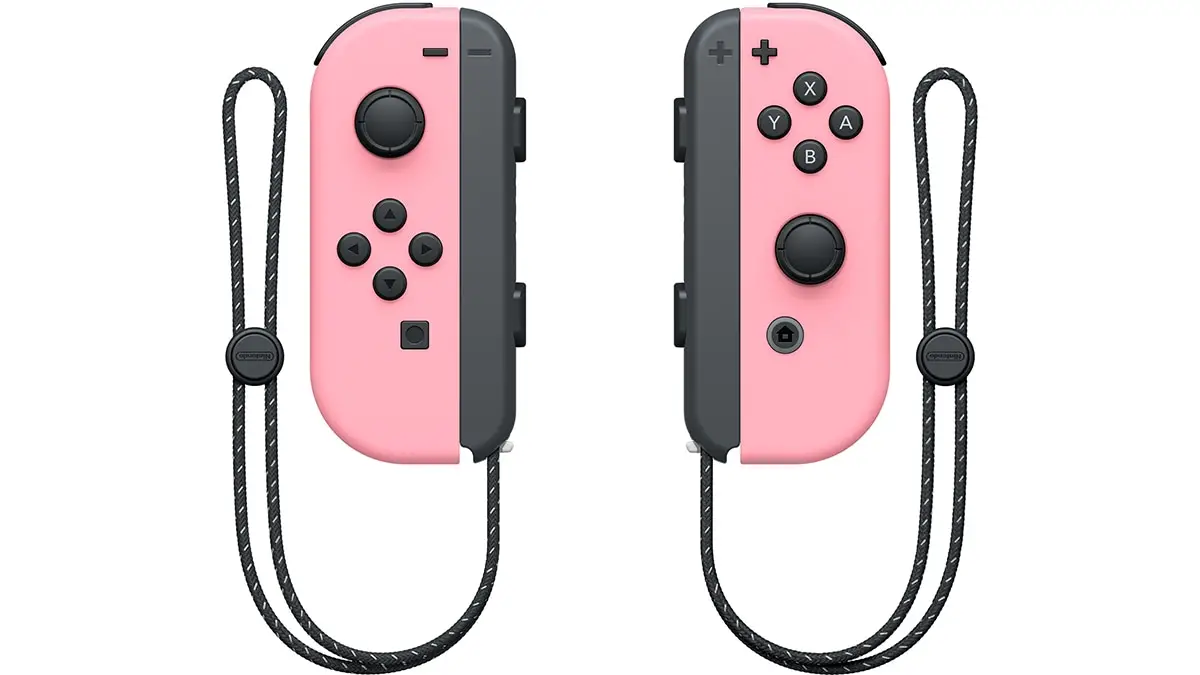 זוג שלטים Nintendo Neon Joy-Con ורוד פסטלי תמונה 4