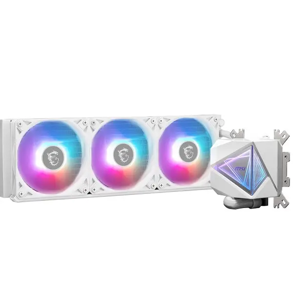 קירור נוזלי MSI MAG CORELIQUID I360 לבן תמונה 2