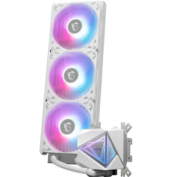 קירור נוזלי MSI MAG CORELIQUID I360 לבן תמונה 3