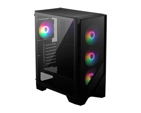 מארז לגיימינג MSI MAG FORGE 120A AIRFLOW שחור תמונה 2