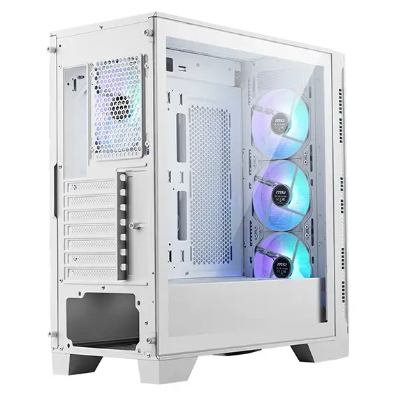 מארז לגיימינג MSI MAG FORGE 320R AIRFLOW לבן תמונה 3