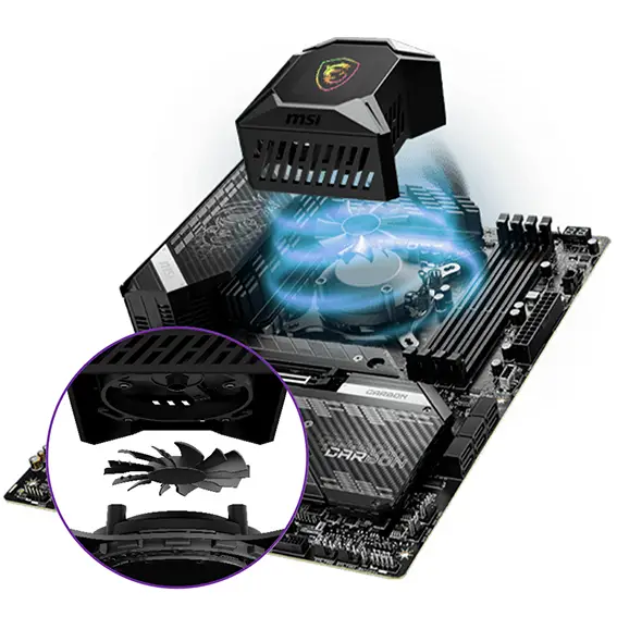 קירור נוזלי למעבד MSI MPG CORELIQUID K240 V2 שחור תמונה 5
