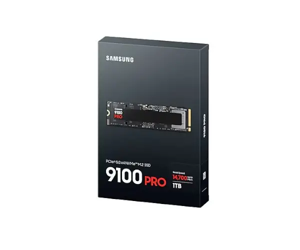 דיסק פנימי Samsung 9100 PRO 1TB Gen5 M.2 NVME 2.0 14700/13300 RW תמונה 4
