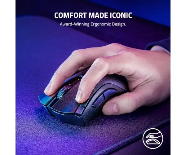 עכבר גיימינג אלחוטי Razer DeathAdder V2 X HyperSpeed Wireless שחור תמונה 2