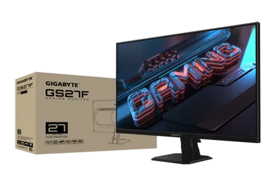 מסך גיימינג 27'' Gigabyte GS27F FHD SS IPS 1MS HDR Ready 165Hz