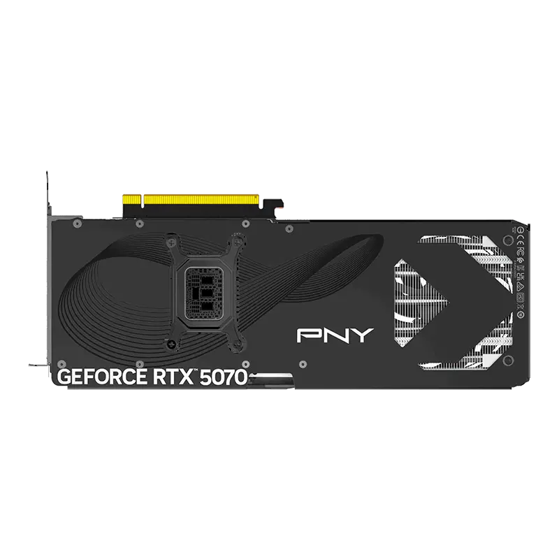 כרטיס מסך PNY GeForce RTX 5070 12GB Overclocked Triple Fan GPU תמונה 5