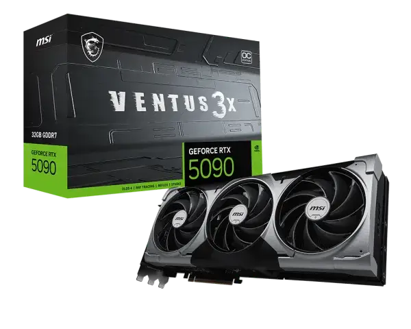כרטיס מסך MSI GeForce RTX 5090 32G VENTUS 3X OC