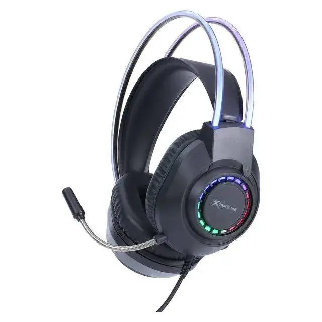 אוזניות גיימינג חוטיות XtrikeMe GH-513 שחורות