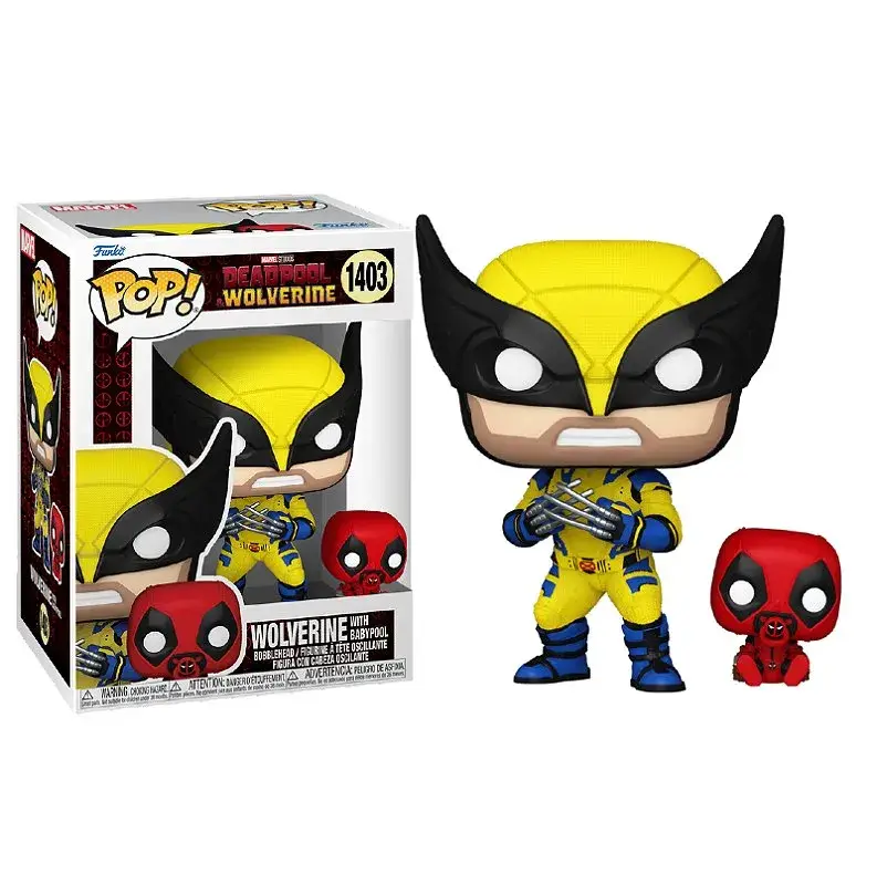 בובת פופ POP! 1403 DEADPOOL WOLVERINE WITH BABYPOOL