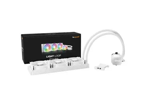 קירור למעבד  be quiet! LIGHT LOOP 360mm White תמונה 2