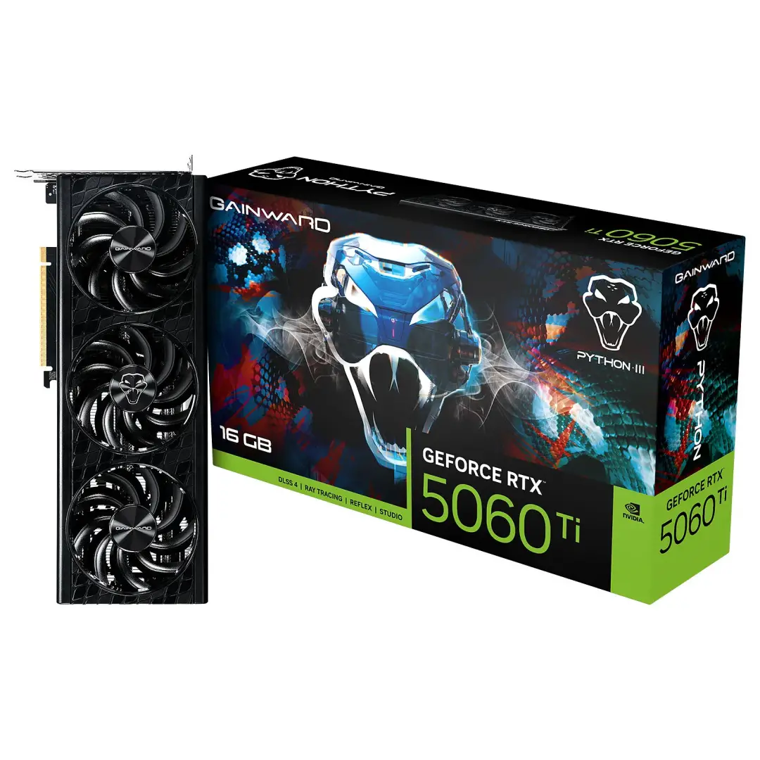 כרטיס מסך RTX5060Ti PYTHON III  OC 16GB GDDR7