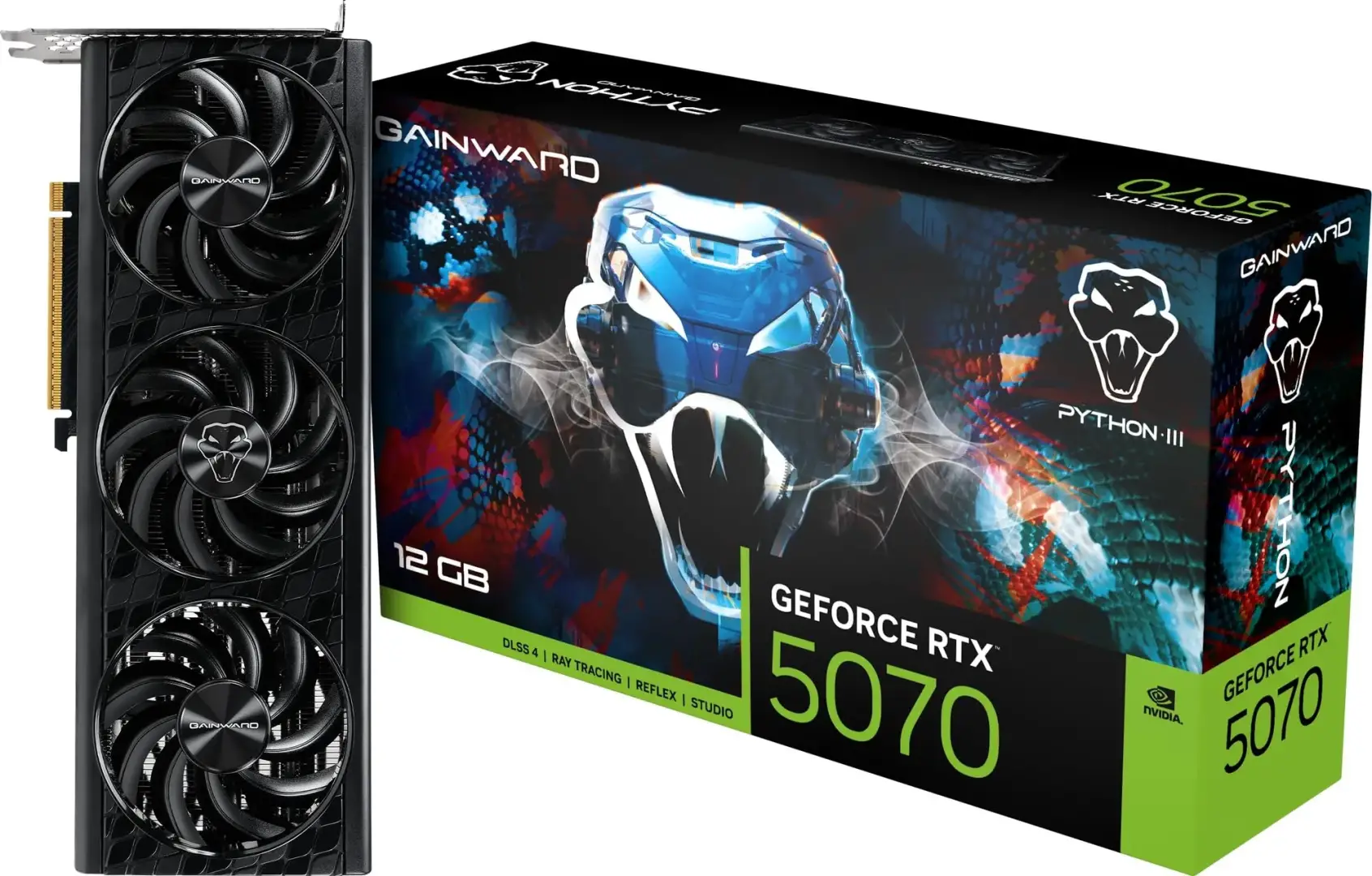 כרטיס מסך RTX5070 PYTHON III  OC 12GB GDDR7