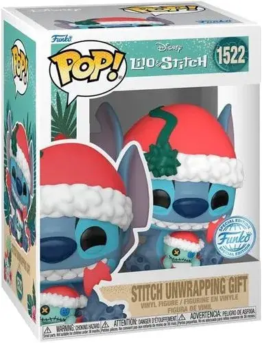 בובת פופ POP! 1522 DISNEY LILO & STICH UNWRAPPING GIFT
