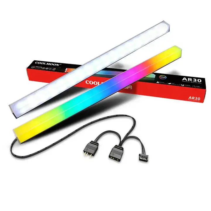 תאורת לדים מגנטי למארז מאלומיניום ARGB 5V 30CM AR30 PRO