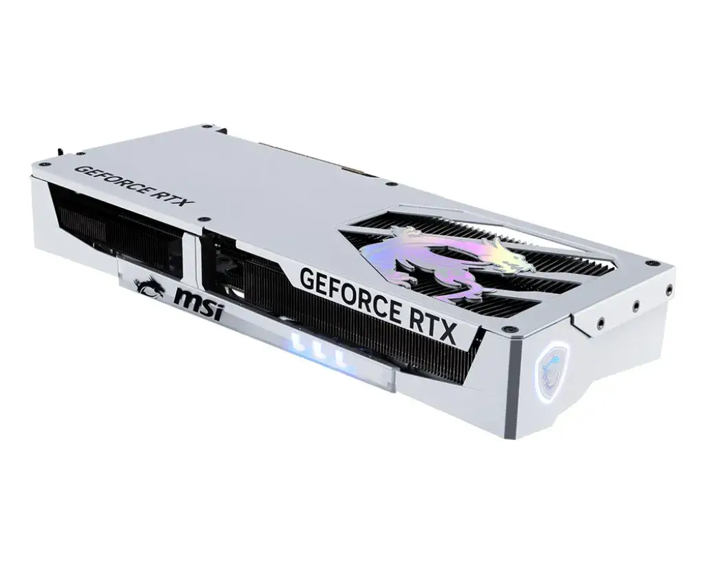 כרטיס מסך MSI GeForce RTX 5070 12G GAMING TRIO OC לבן תמונה 4