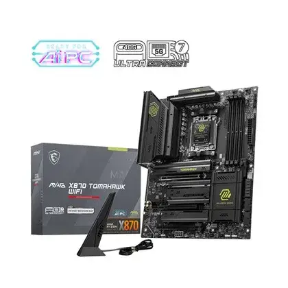 לוח אם למעבדי רייזן MSI MAG X870 TOMAHAWK WIFI שחור