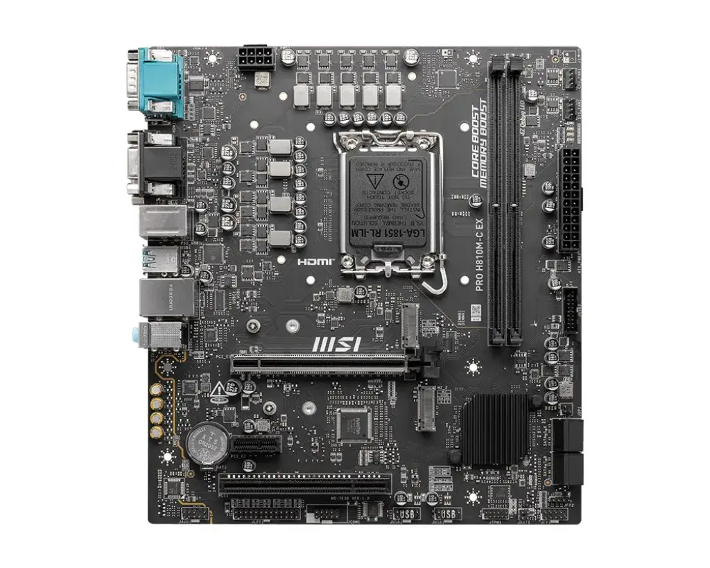 לוח אם למעבדי אינטל MSI PRO H810M-B