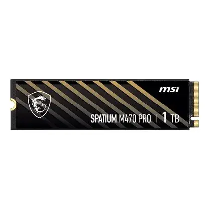 דיסק פנימי MSI SSD 1TB SPATIUM M470 Pro PCIe 4.0 NVMe M.2 תמונה 2