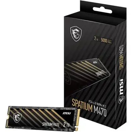 דיסק פנימי MSI SSD 2TB SPATIUM M470 Pro PCIe 4.0 NVMe M.2