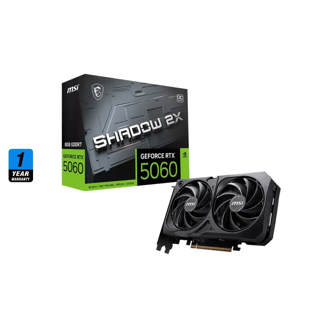 כרטיס מסך MSI GeForce RTX 5060 Ti 8G SHADOW 2X OC Plus תמונה 4