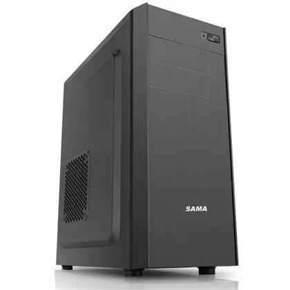 מארז שחור כולל ספק כוח SAMA CA-505 ATX Mid Tower Psu 500W USB3