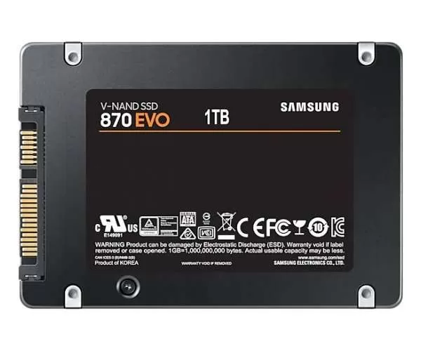 דיסק SAMSUNG EVO870 1TB 2.5 SSD SATA III תמונה 2