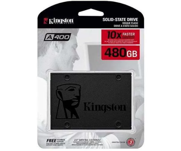 דיסק פנימי 2.5 Kingston A400 480GB SSD 3D NAND