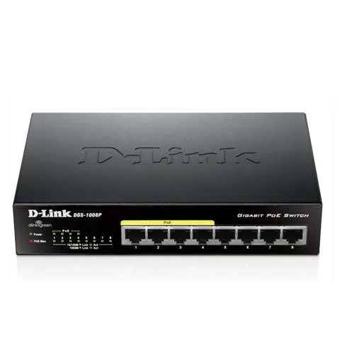 רכזת רשת D-LINK DGS-1008P