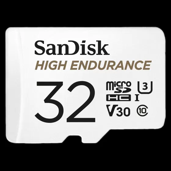 כרטיס זיכרון SanDisk High Endurance microSD 32GB