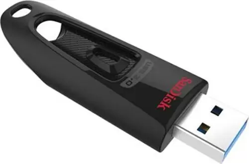 התקן SanDisk Cruzer Ultra 16GB USB 3.0